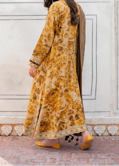 Grace W806 - Digital Printed 3pc Karandi Dress With Digital Printed Karandi Shawl.