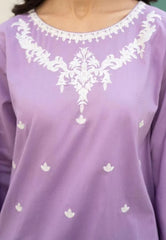 Grace Z-(1255)-Embroidered 2pc Lawn Dress