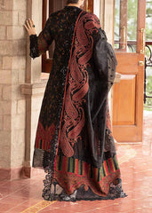 Grace Z59- Stitched Embroidered 3pc Lawn Dress with Digital Printed Chiffon Dupatta.