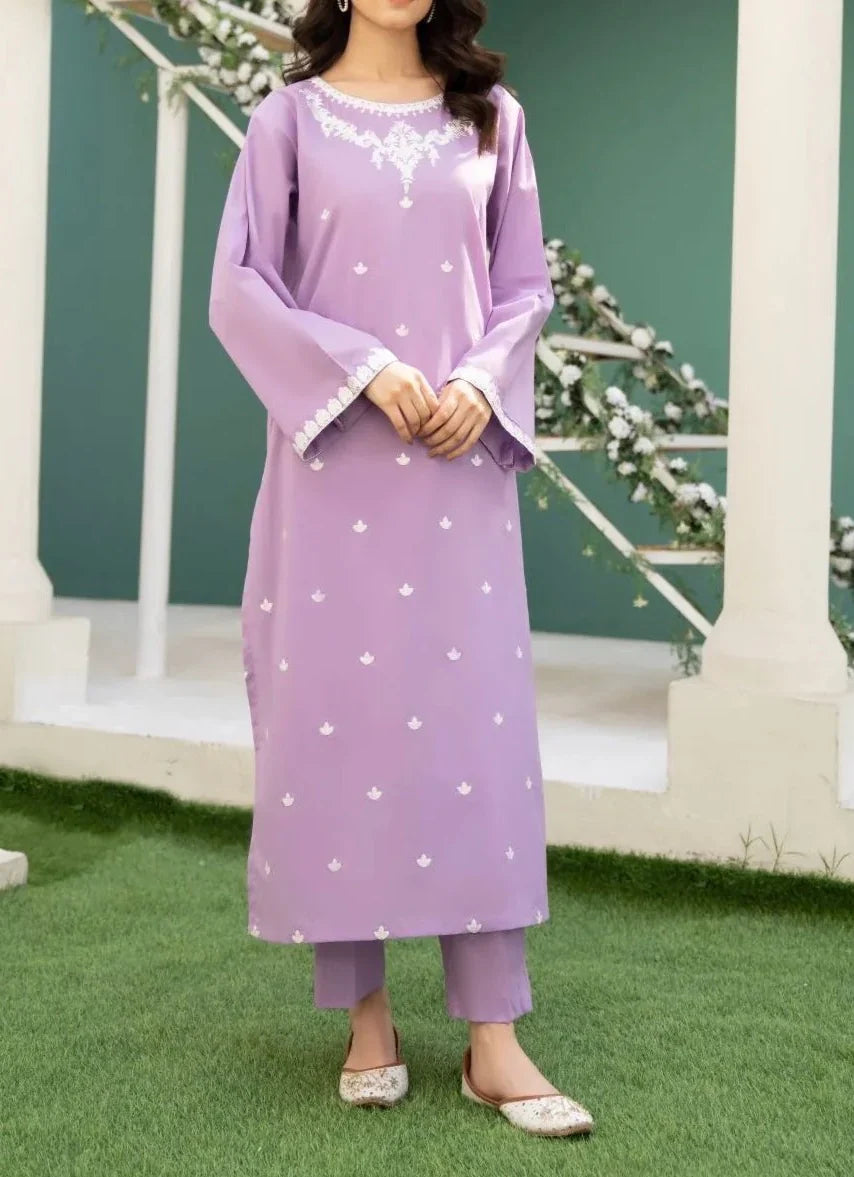 Grace Z-(1255)-Embroidered 2pc Lawn Dress