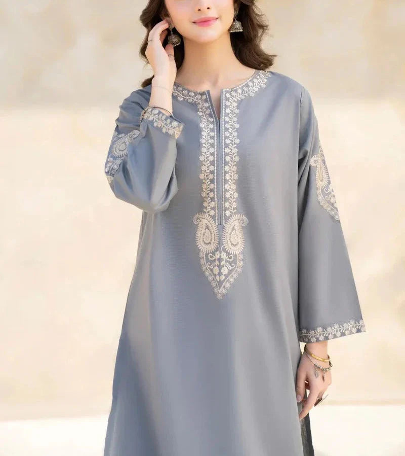 Grace S1129- Embroidered 2pc Lawn Dress