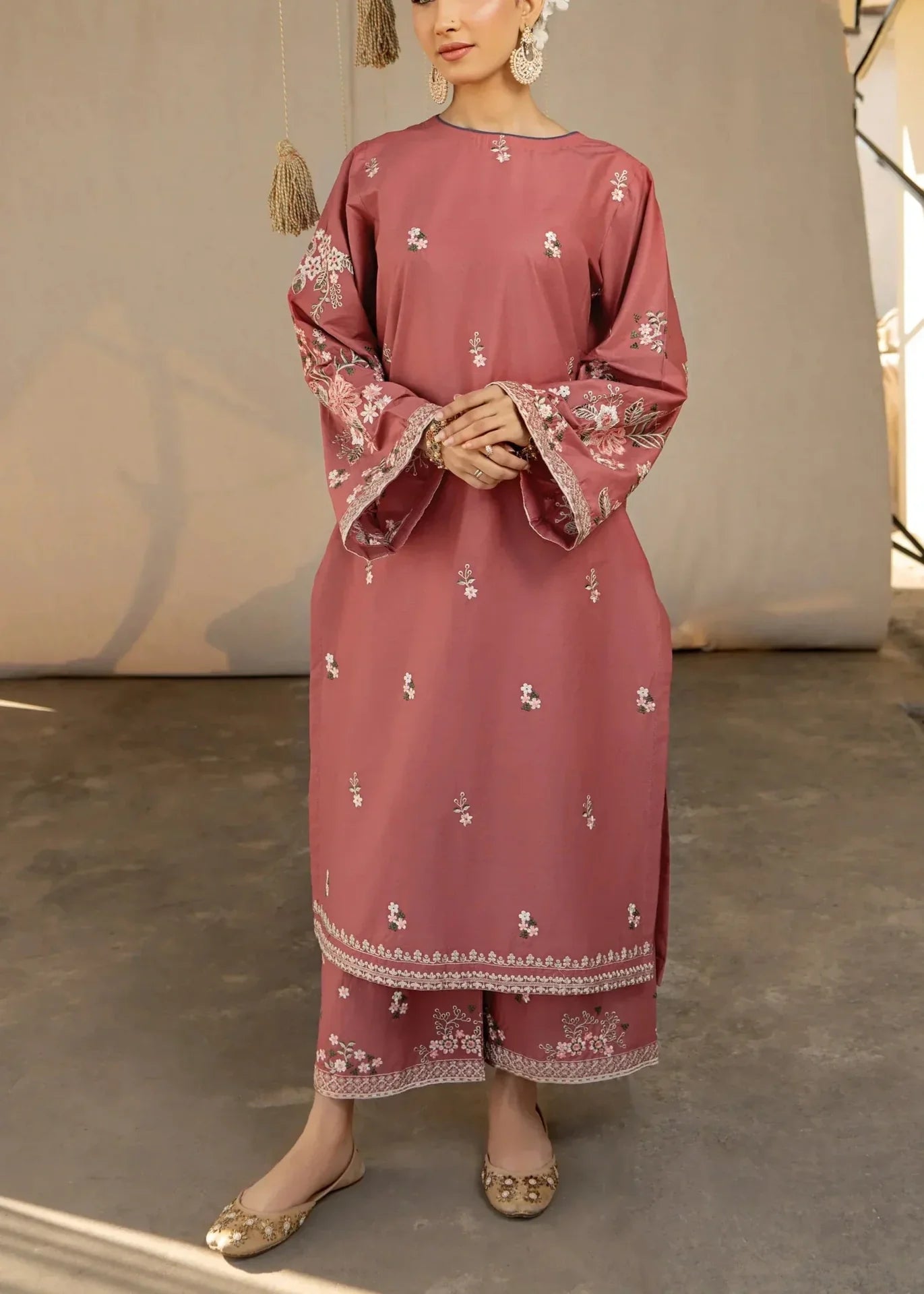 Grace S1130- Embroidered 2pc Lawn Dress.
