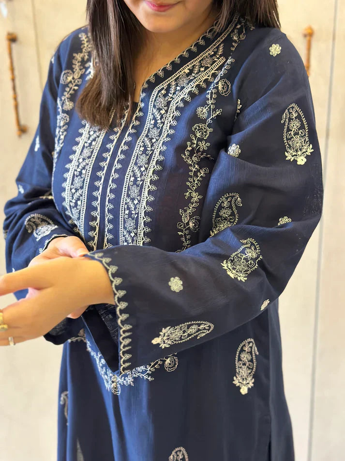 Grace Z100- Stitched Embroidered 2pc lawn dress.