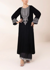 Grace Z-(W637)- Stitched Embroidered 2Pc Marina Dress.