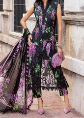 Grace W817 - Digital Printed 3pc Karandi Dress With Digital Printed Karandi Shawl.