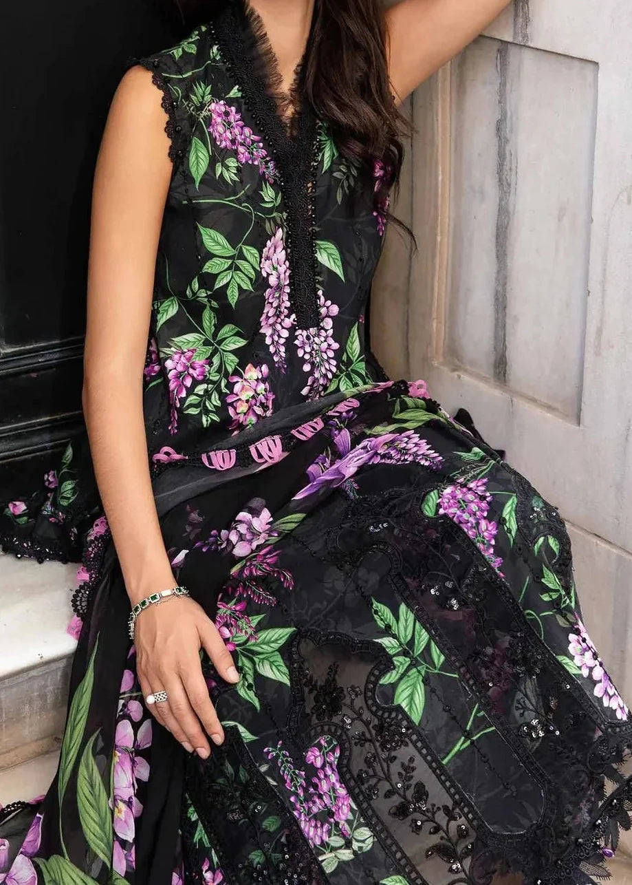 Grace W817 - Digital Printed 3pc Karandi Dress With Digital Printed Karandi Shawl.