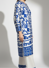 Grace W698 - Digital Printed 3pc Silk dress With Digital Printed Silk dupatta.