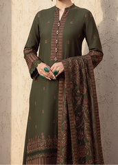 Grace W124 -Embroidered 3pc marina dress with Embroidered marina shawl.