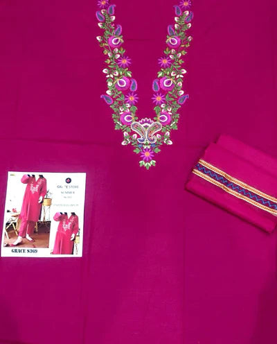 Grace S592-Embroidered 2pc lawn dress