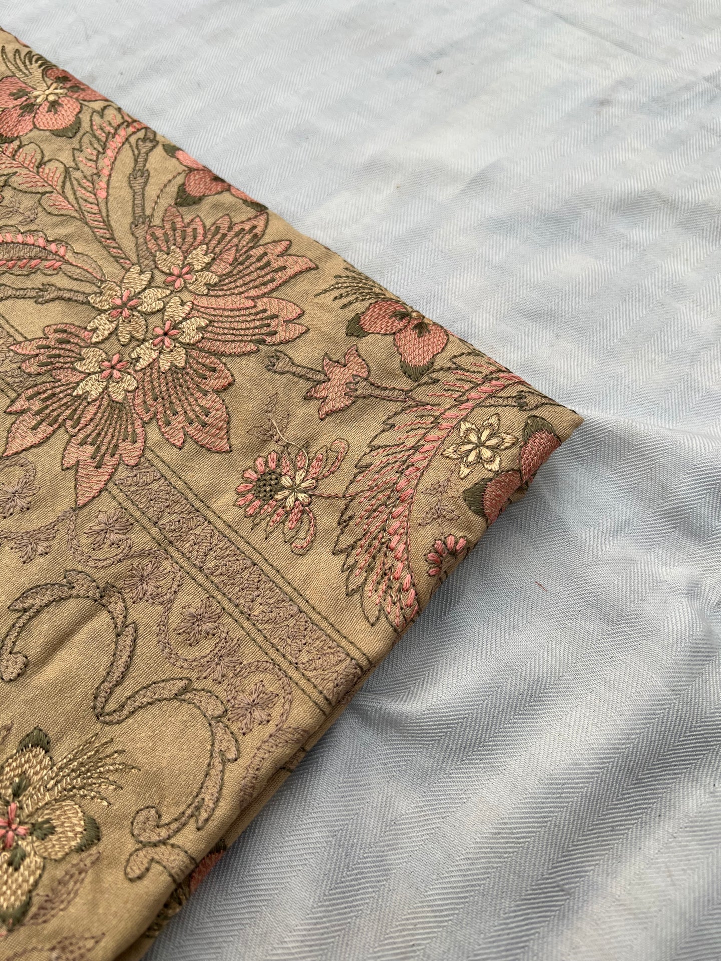 Sarinnah Premium D40-Luxury Formal Heavy Embroidered Karandi Shawl.