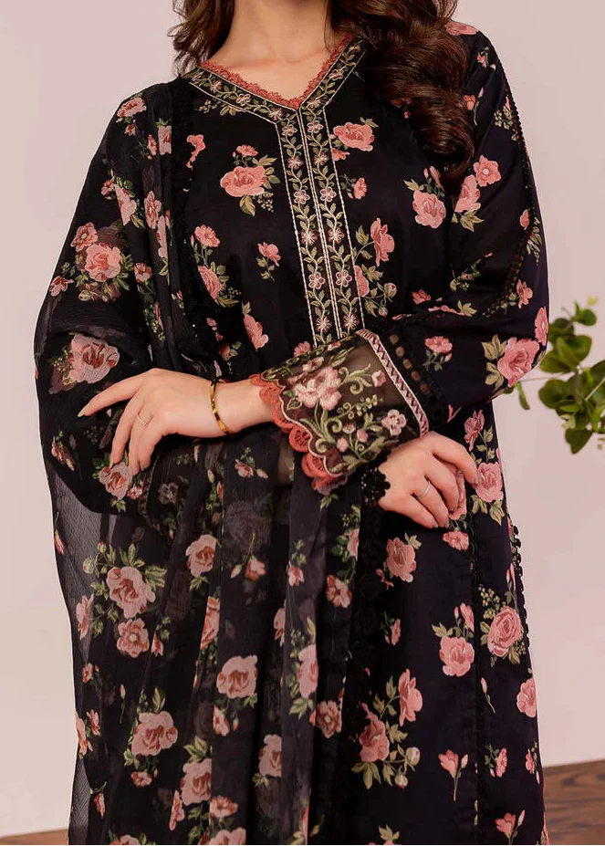 Grace W813 - Digital Printed 3pc Karandi Dress With Digital Printed Karandi Shawl.