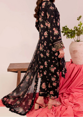 Grace W813 - Digital Printed 3pc Karandi Dress With Digital Printed Karandi Shawl.