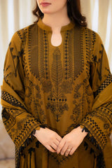 Grace W757 - Embroidered 3pc Marina Dress With Embroidered Marina Shawl.