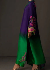 Grace Z-(W732 ) - Stitched Digital Printed 3pc Silk dress With Digital Printed Silk dupatta.