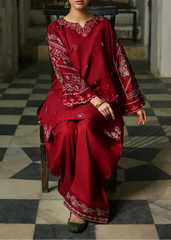 Grace Z(S1254)- Stitched Embroidered 2pc Lawn Dress