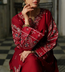 Grace Z(S1254)- Stitched Embroidered 2pc Lawn Dress