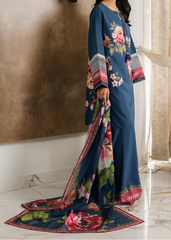 Grace Z-(W697) - Stitched Digital Printed 3pc Silk dress With Digital Printed Silk dupatta.