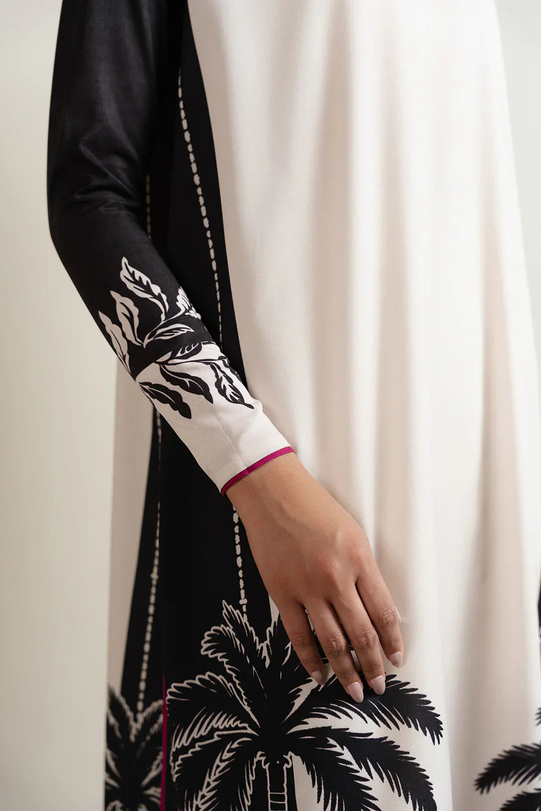 Grace Z-(W730 ) - Stitched Digital Printed 3pc Silk dress With Digital Printed Silk dupatta.