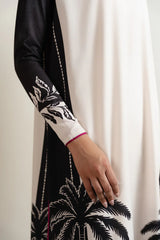 Grace Z-(W730 ) - Stitched Digital Printed 3pc Silk dress With Digital Printed Silk dupatta.