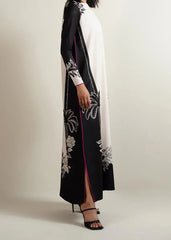 Grace Z-(W730 ) - Stitched Digital Printed 3pc Silk dress With Digital Printed Silk dupatta.