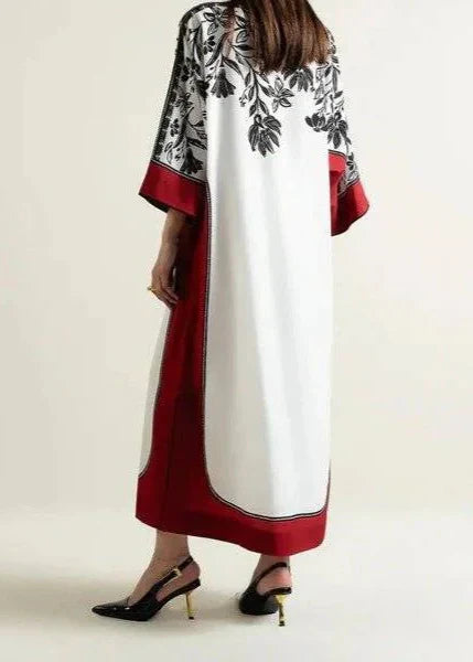 Grace Z-(W700) - Stitched Digital Printed 3pc Silk dress With Digital Printed Silk Dupatta.