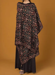 Sarinnah Premium D70-Luxury Formal Heavy Embroidered Karandi Shawl.