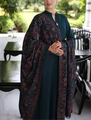 Grace Z-(W600)- Stitched Embroidered 3pc Marina Dress With Embroidered Marina Shawl.