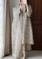Grace S1058-Digital Printed 3pc Lawn Dress with Printed Munar Dupatta.