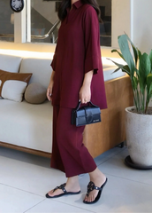 C-S 023- STITCHED 2PC DHANAK CO-ORD SET.