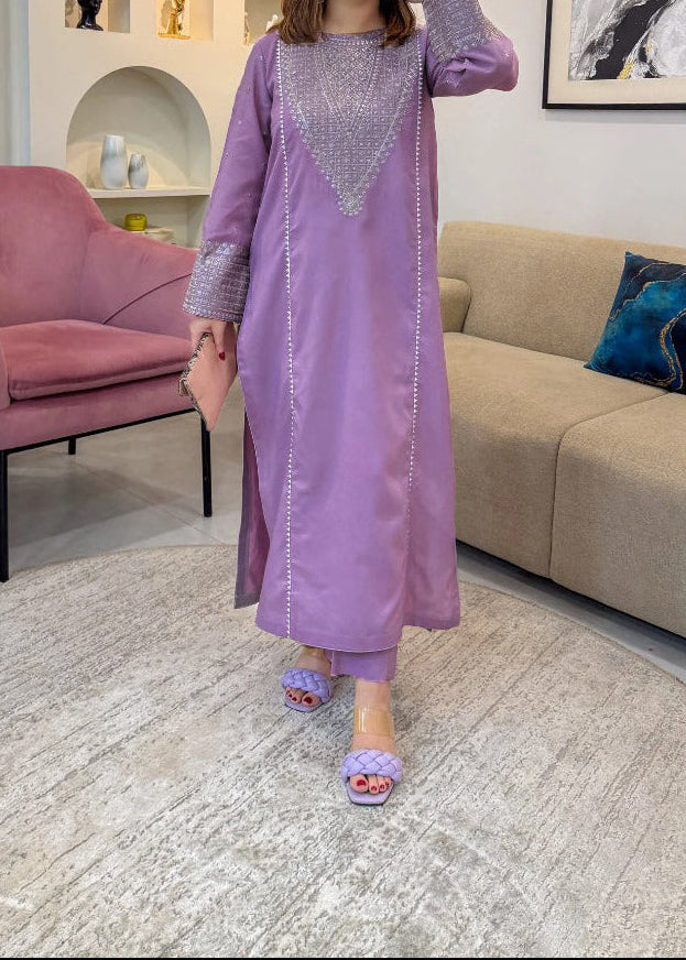 Grace W798-Embroidered 2pc Marina Dress