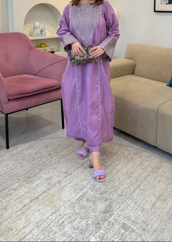 Grace W798-Embroidered 2pc Marina Dress