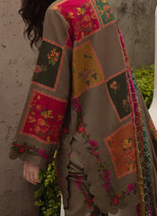 Grace W872 - Digital Printed 3pc Karandi Dress With Digital Printed Karandi Shawl.