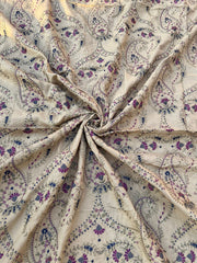 Sarinnah D20-Formal heavy Embroidered Karandi Shawl