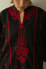 Grace Z(S584)- Stitched Embroided 2pc lawn dress