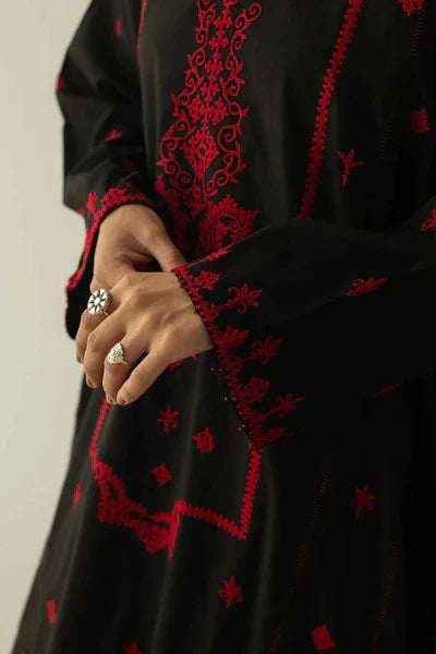 Grace Z(S584)- Stitched Embroided 2pc lawn dress