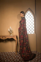 SARINNAH PREMIUM D96-FORMAL HEAVY EMBROIDED KARANDI LAWN SHAWL. - gracestore.pk