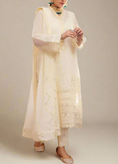 Grace Z-(KHADDI NET EVERY) -Stitched Embroidered chiffon 3Pc Suit