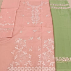 Grace S861-Embroidered 3PC Lawn Dress with Embroidered Chiffon Dupatta.