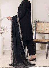 DARK DESIRE – EMBROIDERED CHIKANKARI LAWN UNSTITCHED 3PC SUIT.