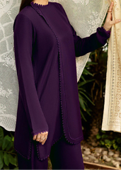 C-S 017- STITCHED 2PC DHANAK CO-ORD SET.