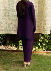 C-S 017- STITCHED 2PC DHANAK CO-ORD SET.