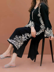 Grace Z-(S691)- Stitched Embroidered 2PC Lawn dress.