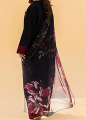 Grace Z-(S1285) - Stitched Embroidered 3pc Lawn Dress With Printed Munar Dupatta