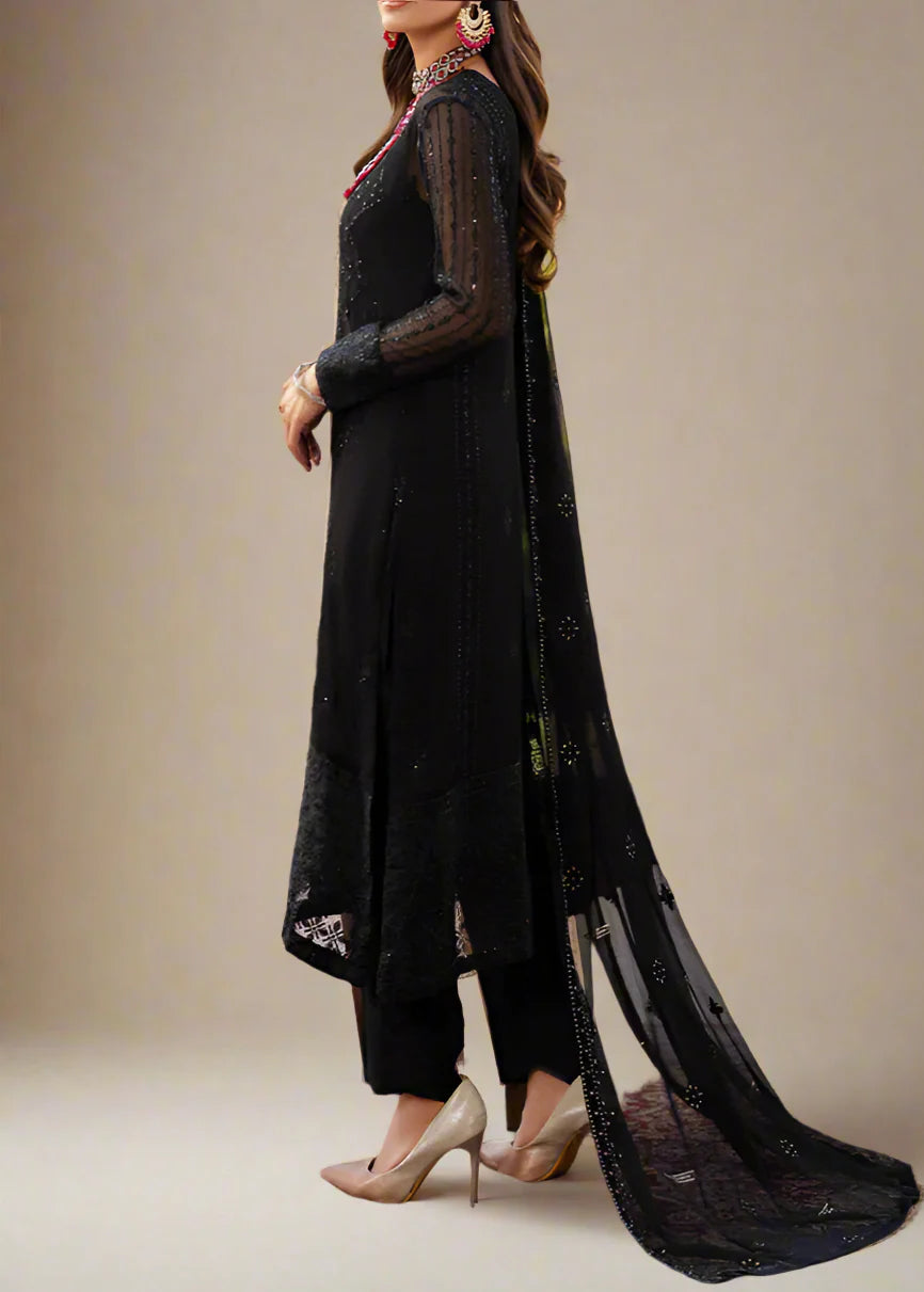EIRA – Embroidered Chiffon Unstitched 3Pc Suit