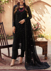 Grace Z-(EIRA) -Stitched Embroidered chiffon 3Pc Suit