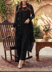 Grace Z-(EIRA) -Stitched Embroidered chiffon 3Pc Suit