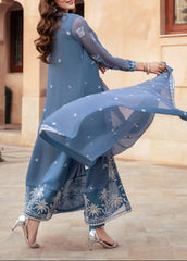 Lina – Embroidered Chiffon Unstitched 3Pc Suit
