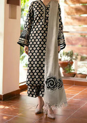 Grace Z-(W703 ) - Stitched Digital Printed 3pc Silk dress With Digital Printed Silk Dupatta.