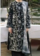 Grace S1245-Embroidered 3pc Lawn Dress With Printed Munar Dupatta.